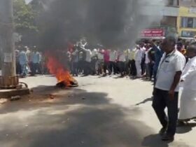 ಒಳಮೀಸಲಾತಿ ಜಾರಿ ವಿರೋಧಿಸಿ ಪ್ರತಿಭಟನೆ – ಯಡಿಯೂರಪ್ಪ ನಿವಾಸದ ಮೇಲೆ ಕಲ್ಲು ತೂರಾಟ