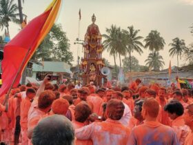 ಬೈಲಹೊಂಗಲ ತಾಲೂಕಿನ ನಾವಲಗಟ್ಟಿ ಗ್ರಾಮದ ಶ್ರೀ ಮಾರುತಿ ದೇವರ ಜಾತ್ರೆ ರಥೋತ್ಸವ