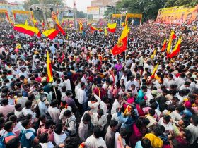 ಬೆಳಗಾವಿಯಲ್ಲಿ  ರಾಜ್ಯೋತ್ಸವ ನೋಡಲು ಬಂದ ಬಾರಿ ಜನಸಾಗರ