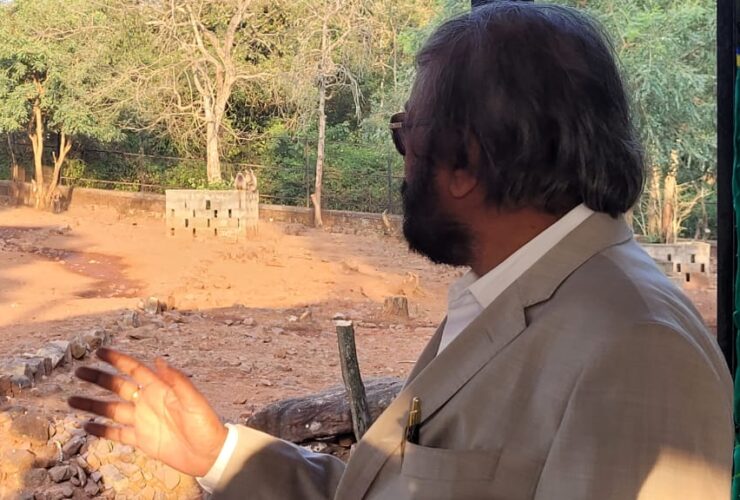 ಬೆಳಗಾವಿ ಮೃಗಾಲಯದ ಕೃಷ್ಣಮೃಗ ವಿಭಾಗಕ್ಕೆ ಖಂಡ್ರೆ ಭೇಟಿ